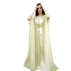 قفطان مغربي قطعتين